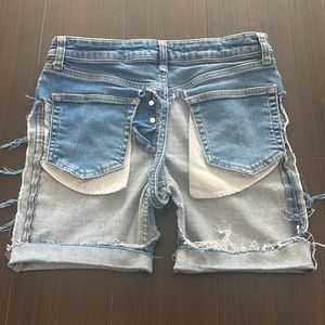 Unique! Topman distressed shorts size 30